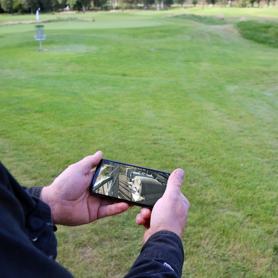 Monitorizare FarmCam Mobility S direct de pe telefon